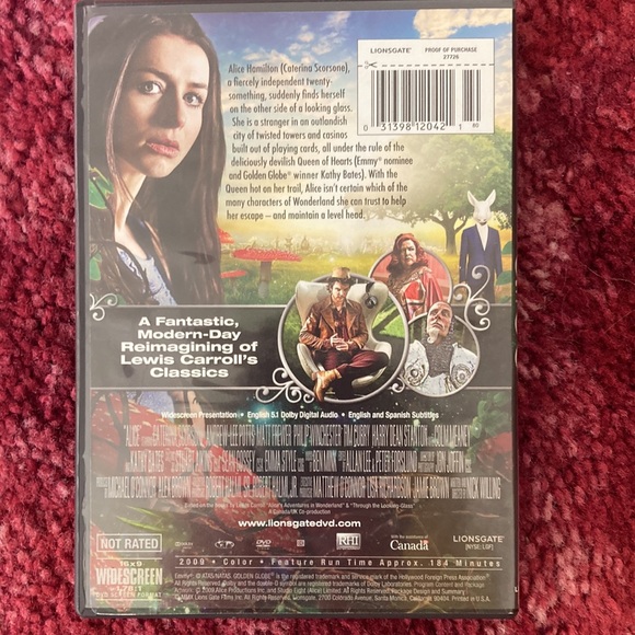 ALICE (2010) dvd - Picture 2 of 2
